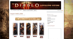 Desktop Screenshot of diablo3-levelingguide.com